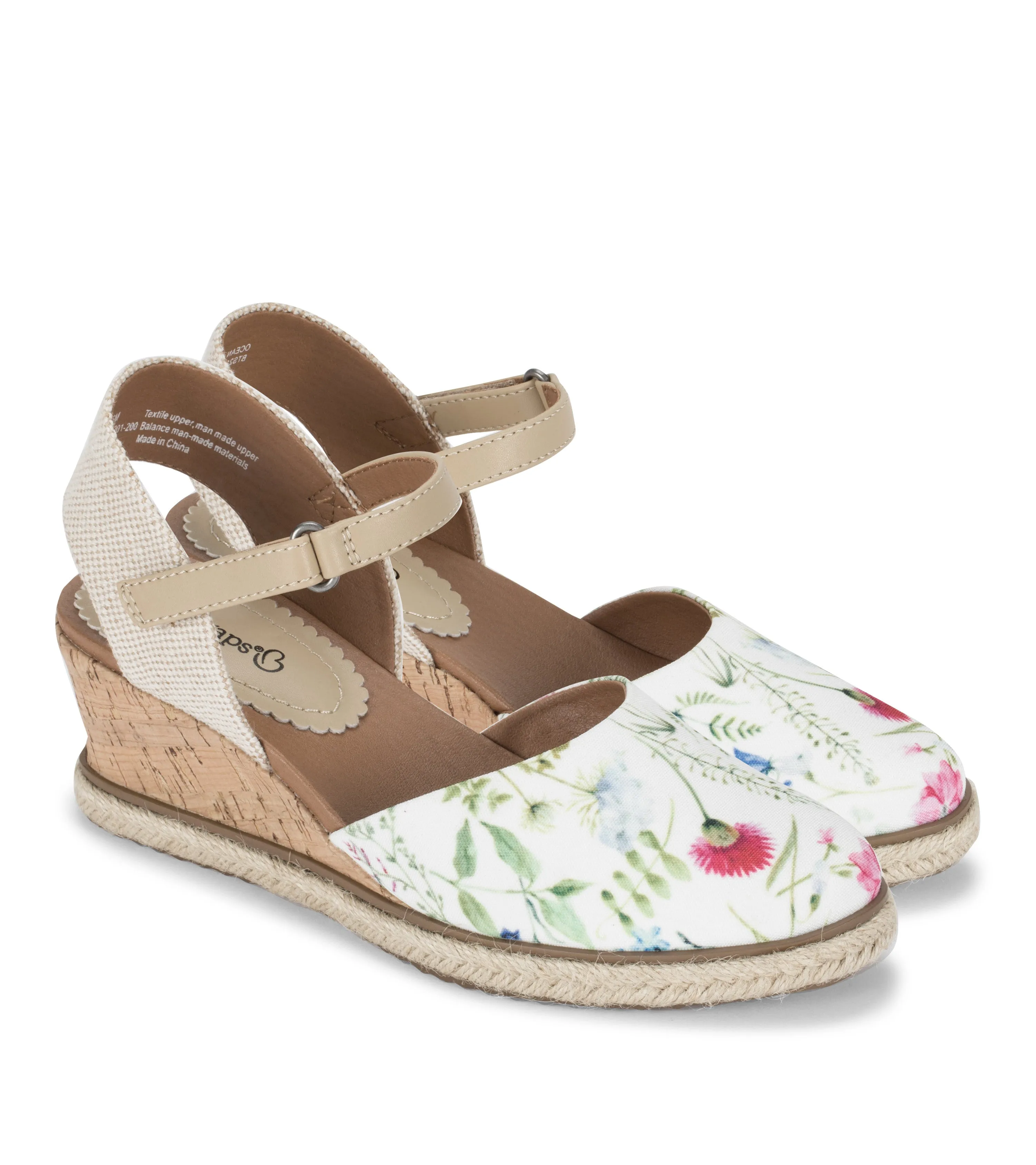 Ocean Closed Toe Wedge Sandal