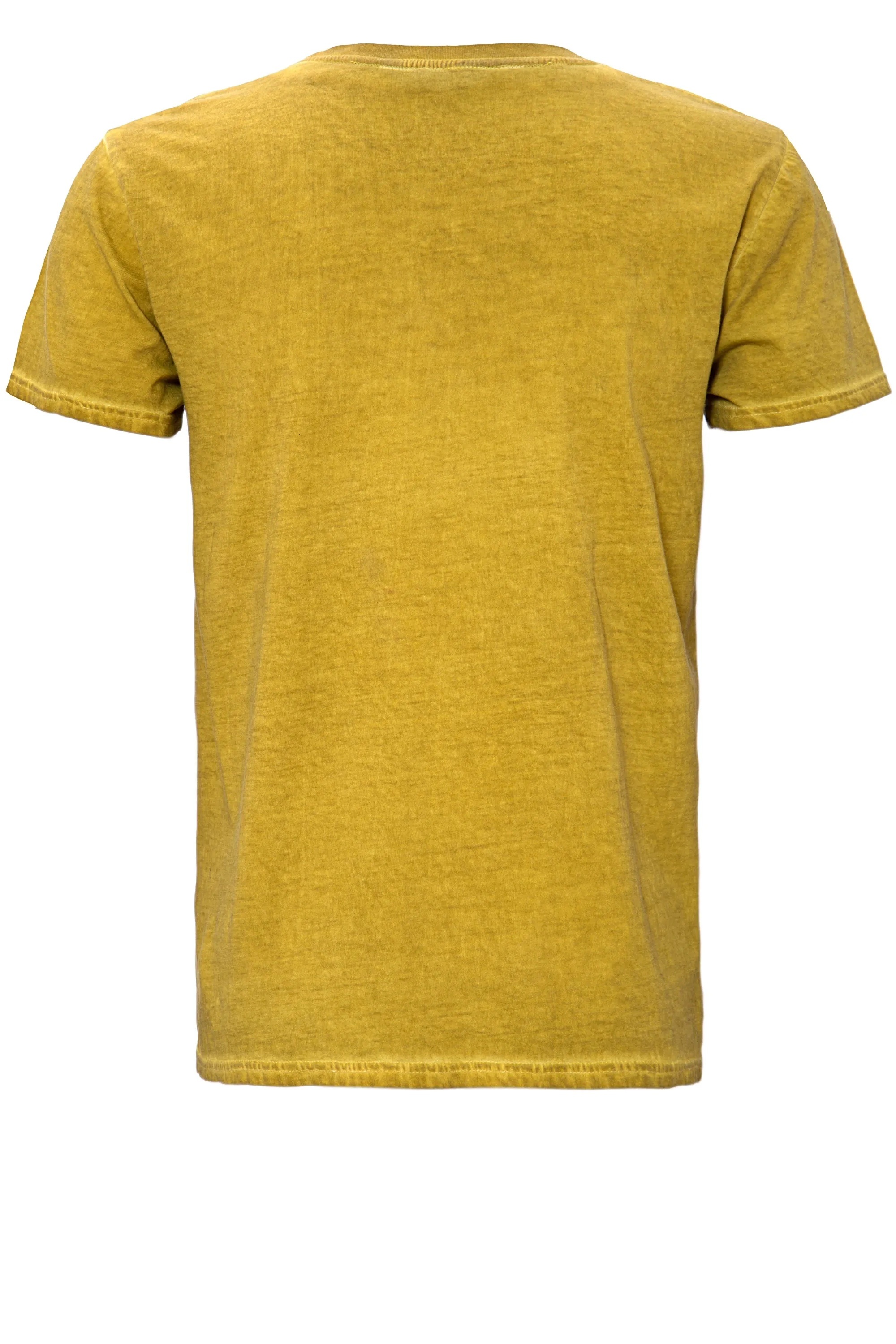 Oil Washed Shirt mit Print «Speed Devil»