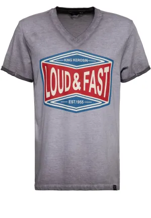 Oilwash T-Shirt «Loud & Fast»