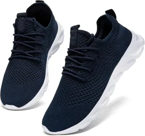 Oltyutc Tennis Gym Shoes for Women Lightweight Running Sneakers Slip On Walking Shoes for Outdoor Workout Travel