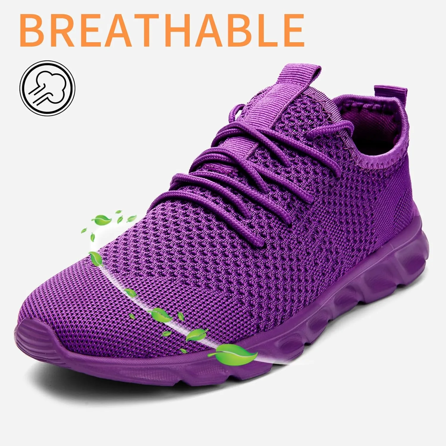Oltyutc Tennis Gym Shoes for Women Lightweight Running Sneakers Slip On Walking Shoes for Outdoor Workout Travel