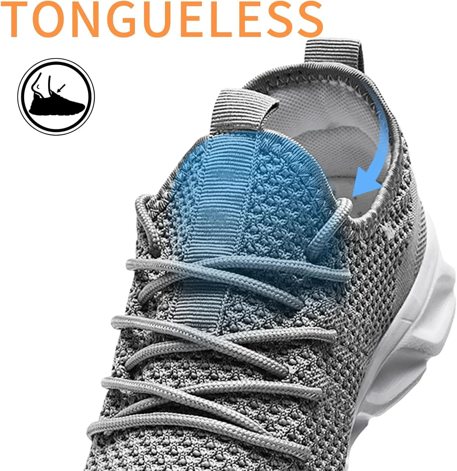 Oltyutc Tennis Gym Shoes for Women Lightweight Running Sneakers Slip On Walking Shoes for Outdoor Workout Travel