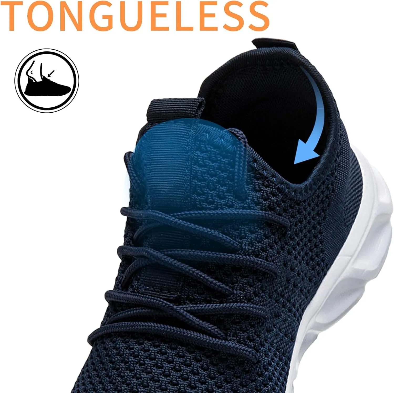 Oltyutc Tennis Gym Shoes for Women Lightweight Running Sneakers Slip On Walking Shoes for Outdoor Workout Travel