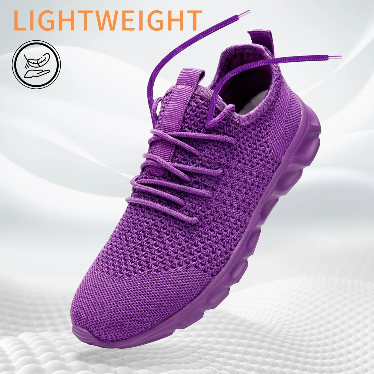 Oltyutc Tennis Gym Shoes for Women Lightweight Running Sneakers Slip On Walking Shoes for Outdoor Workout Travel