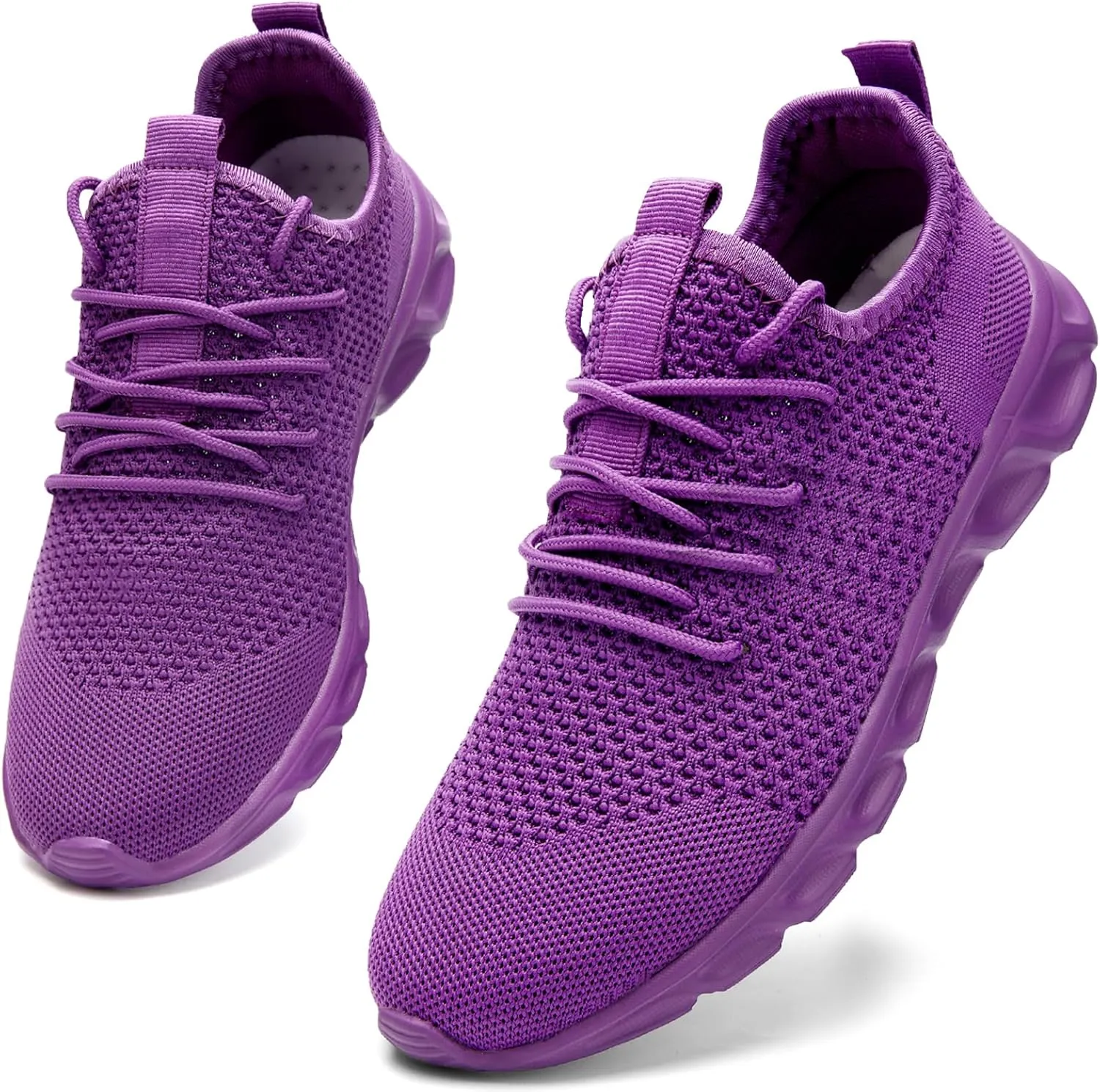 Oltyutc Tennis Gym Shoes for Women Lightweight Running Sneakers Slip On Walking Shoes for Outdoor Workout Travel