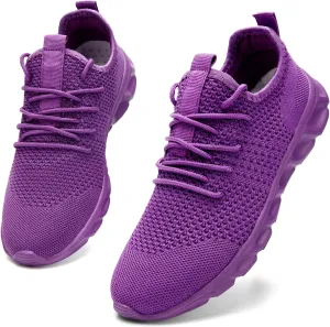Oltyutc Tennis Gym Shoes for Women Lightweight Running Sneakers Slip On Walking Shoes for Outdoor Workout Travel