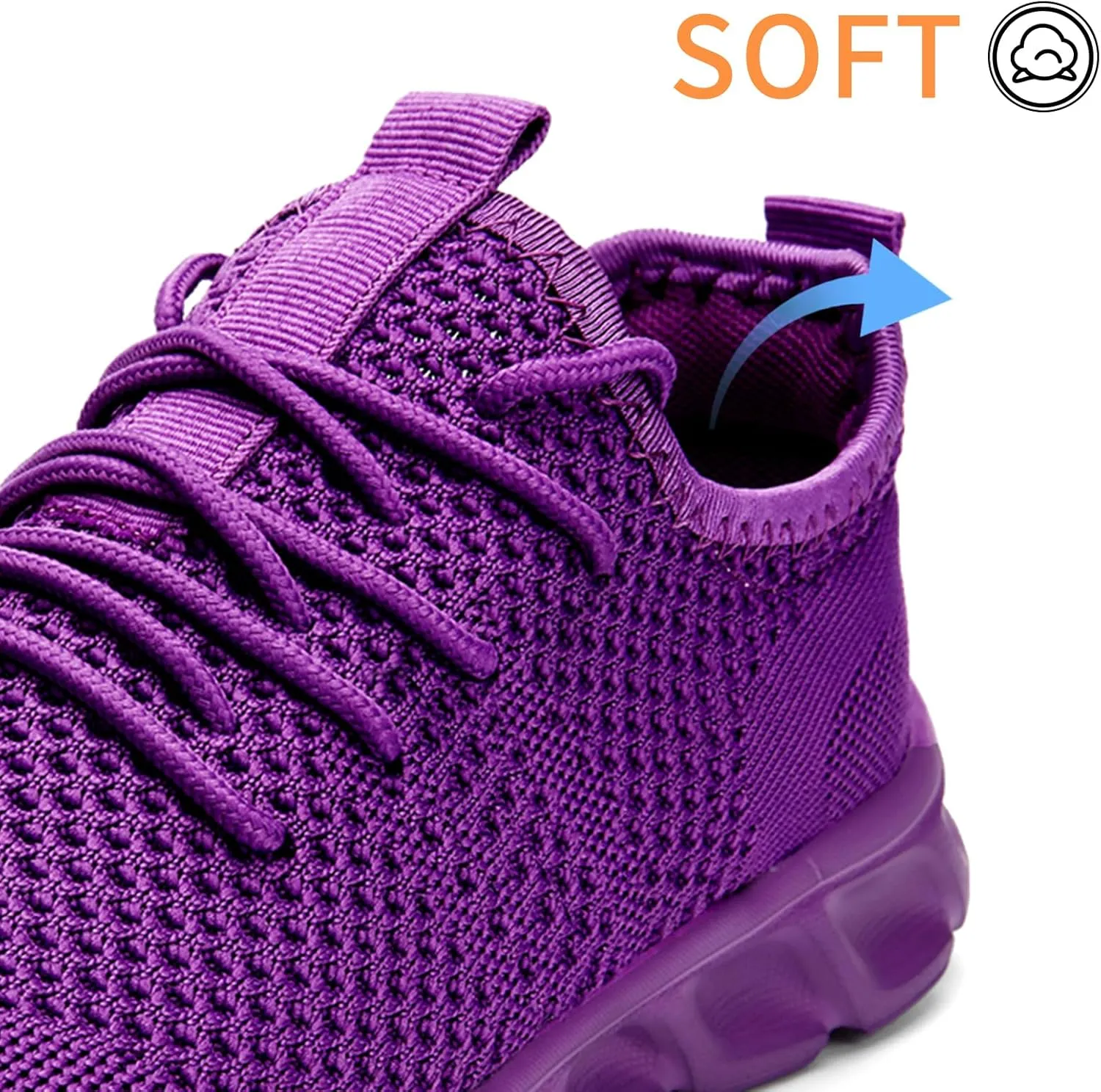Oltyutc Tennis Gym Shoes for Women Lightweight Running Sneakers Slip On Walking Shoes for Outdoor Workout Travel