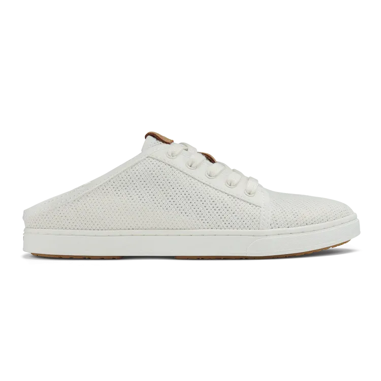 OluKai Women’s Pehuea Li Lightweight Sneakers- White|White
