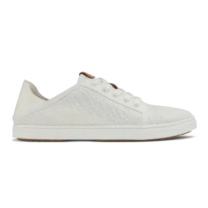 OluKai Women’s Pehuea Li Lightweight Sneakers- White|White