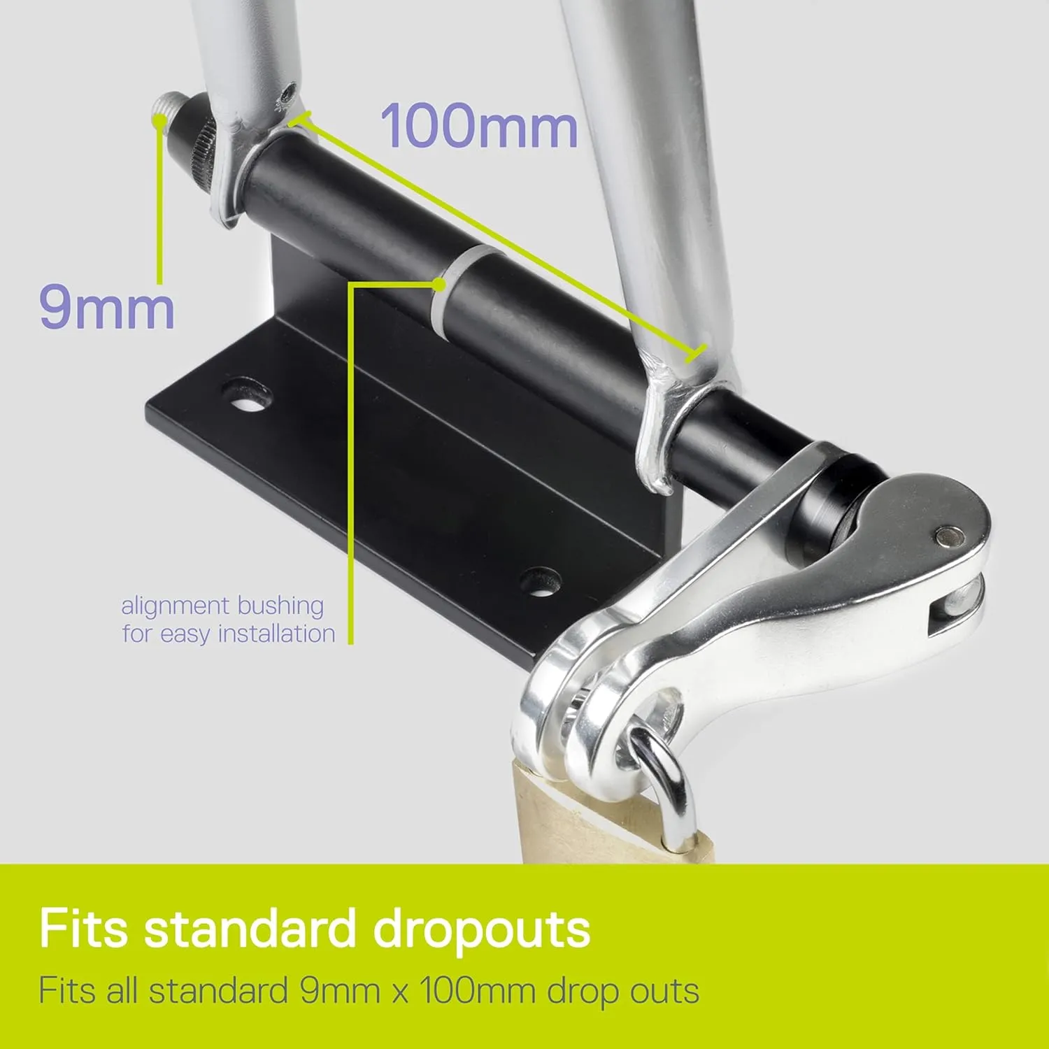 Original Bike Hitches by Delta Cycle - Securely Holds All Bicycles & Fits Any Flat Surface for Safe Transportation - Heavy Mountain Bikes, Road Bicycles & eBikes, Heat-Treated Aluminum