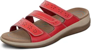 Orthofeet Women's Orthopedic Stretchable Slide Sahara Sandals