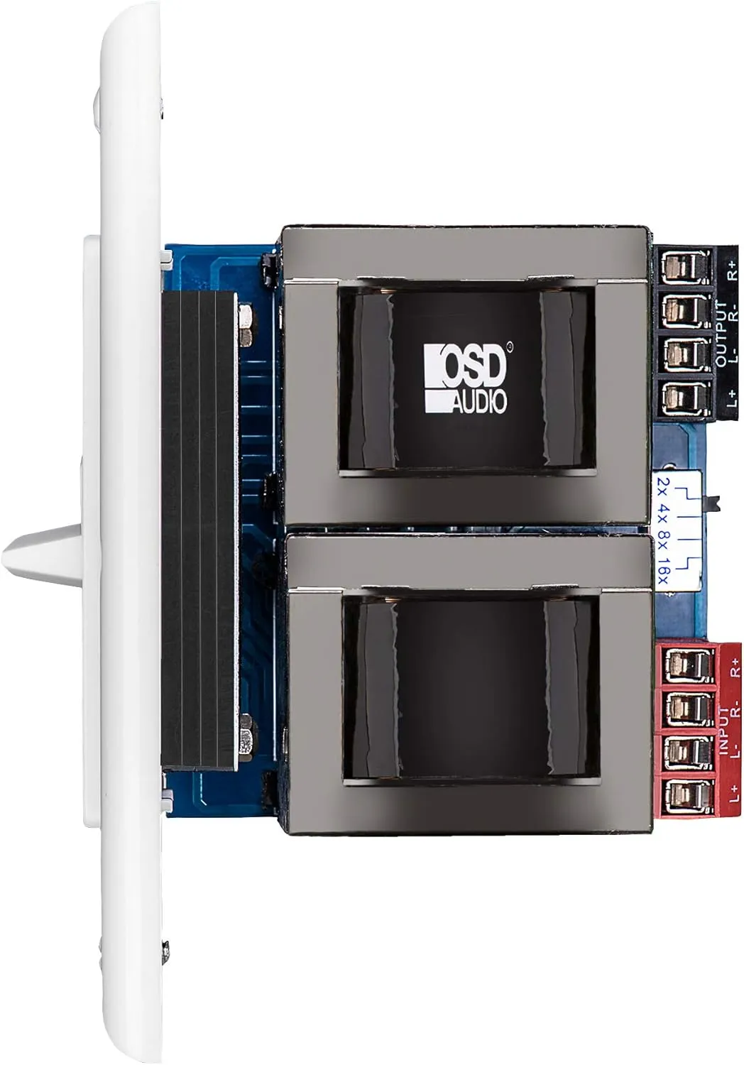 OSD 300W in Wall Volume Control Impedance Matching for Home Speakers, Slider White VMS300