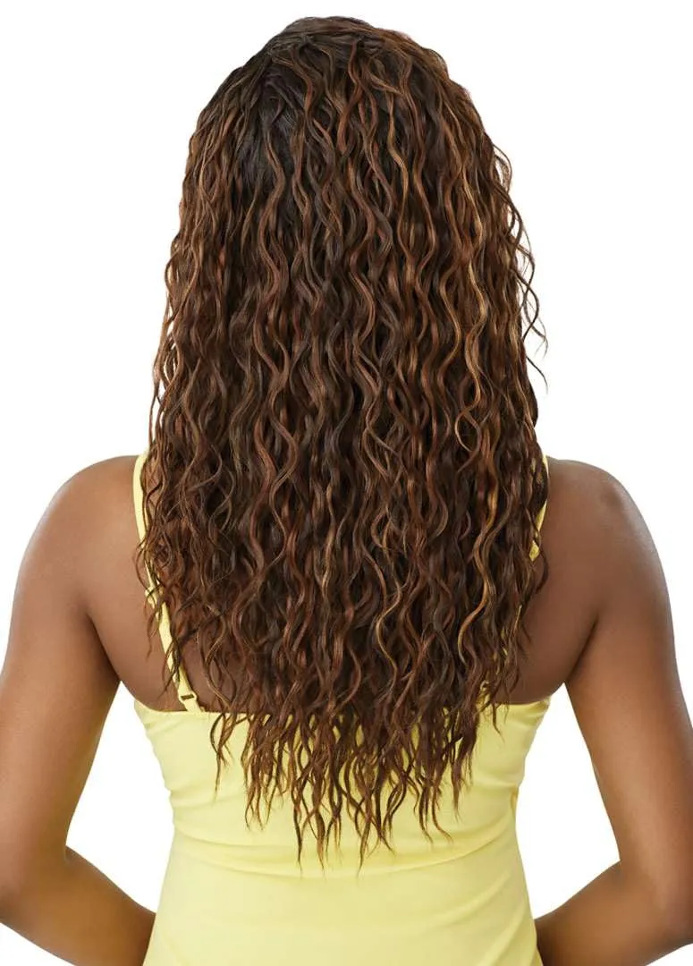 Outre Converti Cap - Wet & Wavy - Mermaid's Kiss (DR HAZELNUT BROWN)