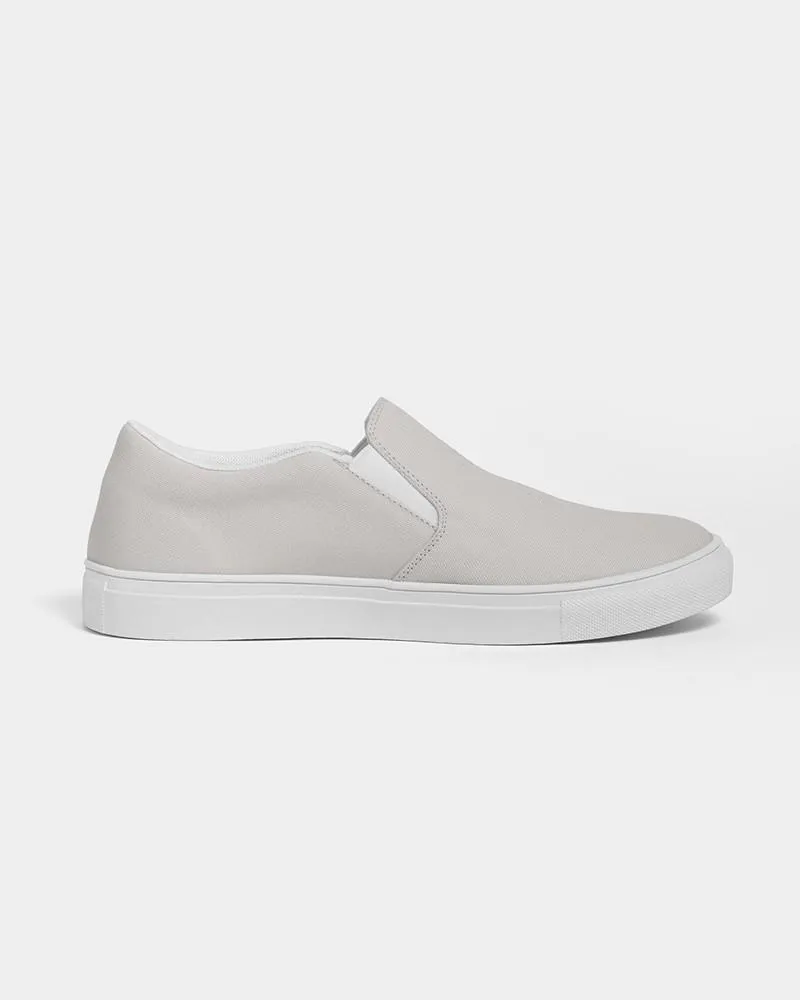 Pale Brown Slip-On Canvas Sneakers | Women's | Light Muted Pale Brown | C10M10Y10K0