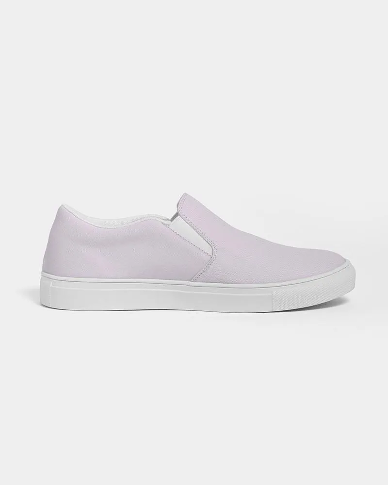Pale Purple Slip-On Canvas Sneakers | Women's | Bright Pale Purple | C5M10Y0K0