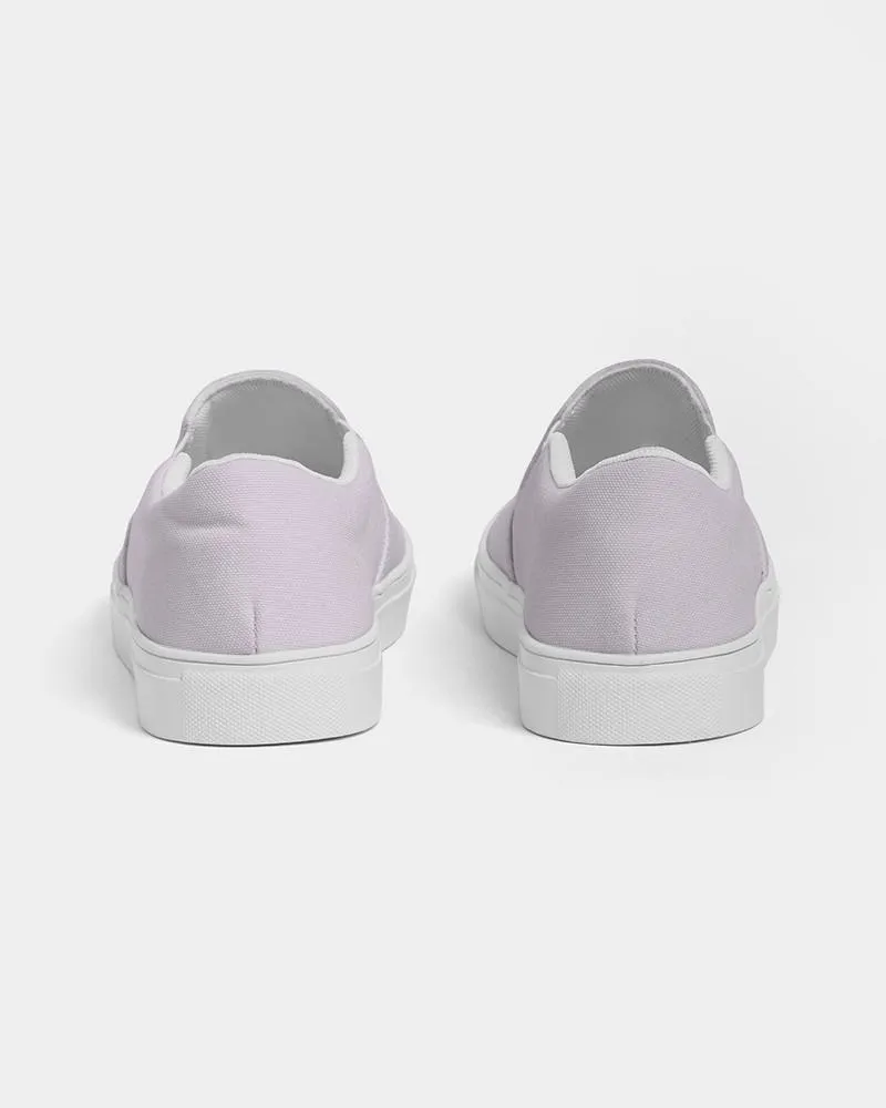 Pale Purple Slip-On Canvas Sneakers | Women's | Bright Pale Purple | C5M10Y0K0
