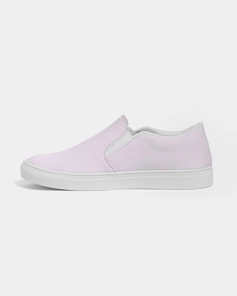 Pale Purple Slip-On Canvas Sneakers | Women's | Bright Pale Purple | C5M10Y0K0