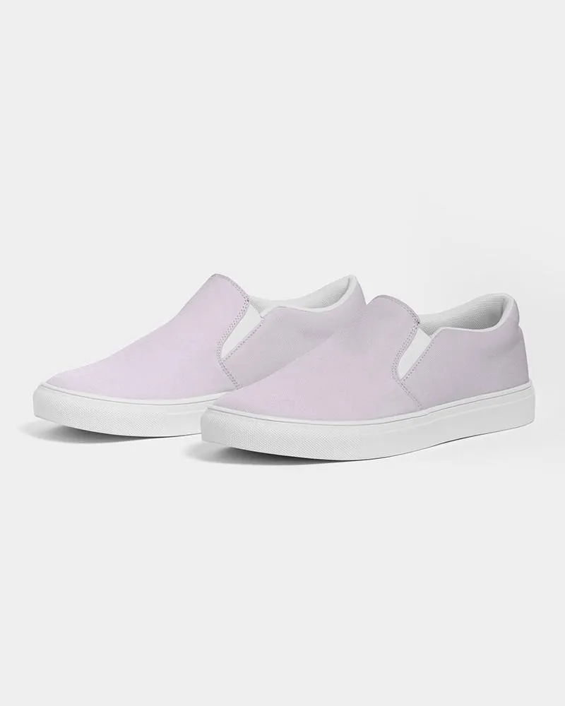 Pale Purple Slip-On Canvas Sneakers | Women's | Bright Pale Purple | C5M10Y0K0