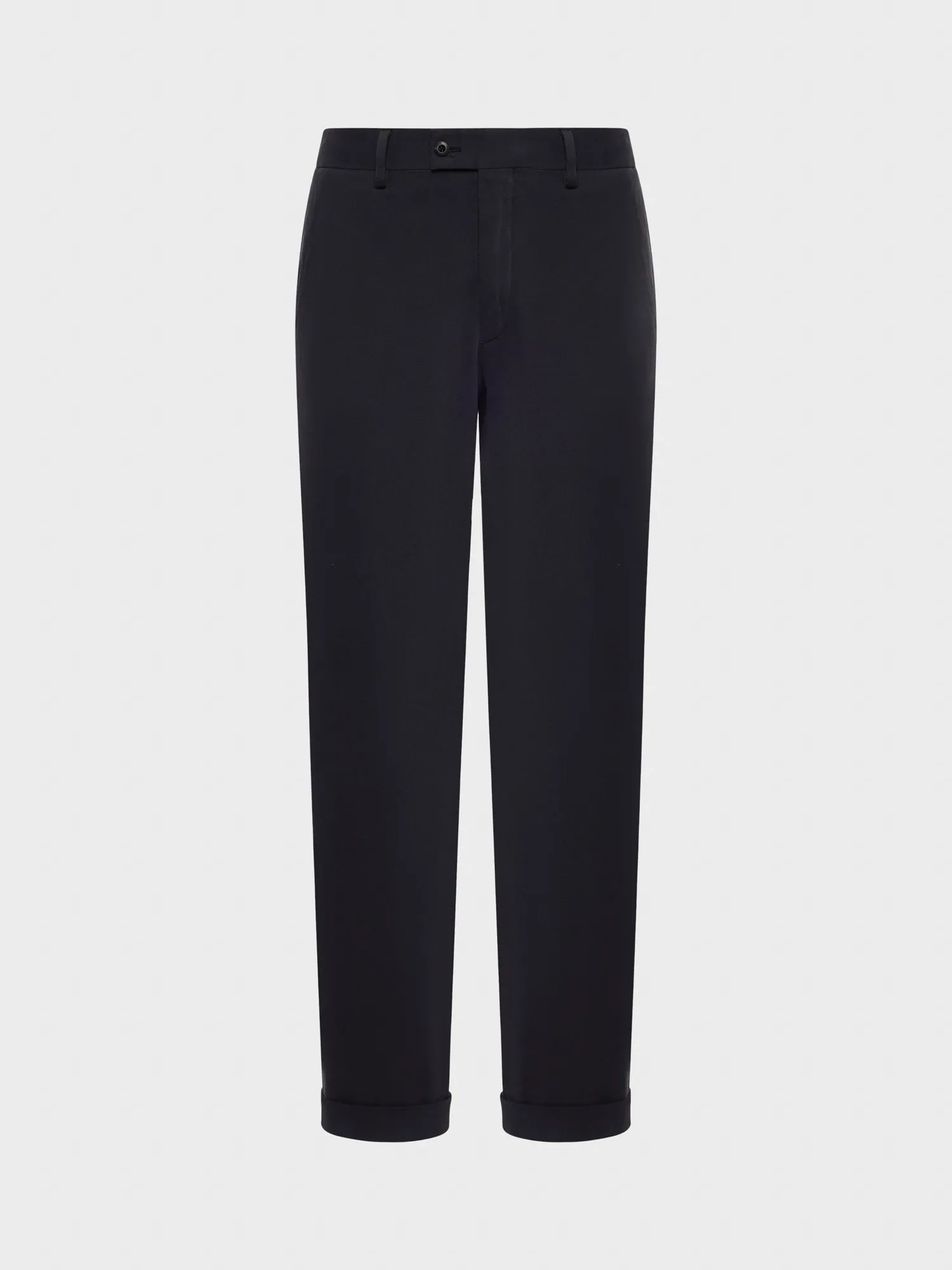Pantalone in cotone stretch blu