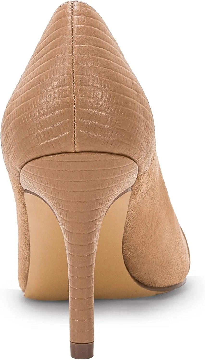 PiePieBuy Womens High Heels Pumps Pointed Toe Slip On Stiletto Classic Dress Party Office Shoes