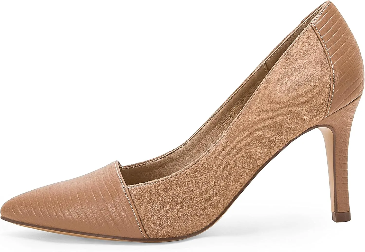 PiePieBuy Womens High Heels Pumps Pointed Toe Slip On Stiletto Classic Dress Party Office Shoes