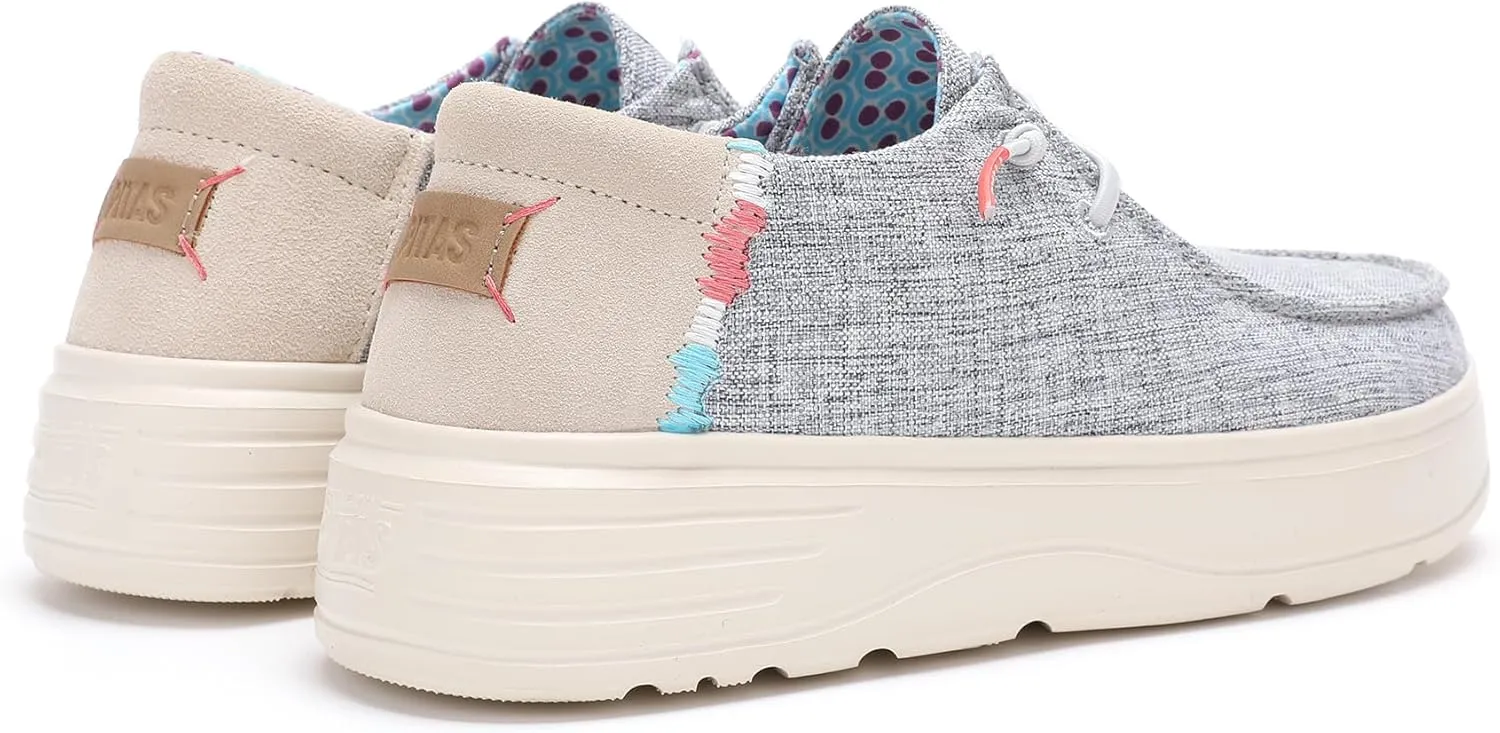 PITAS Women’s Poppy Slip-On Loafers | Casual Shoes for Women | Comfortable Lightweight Slip-On Shoes | Navy
