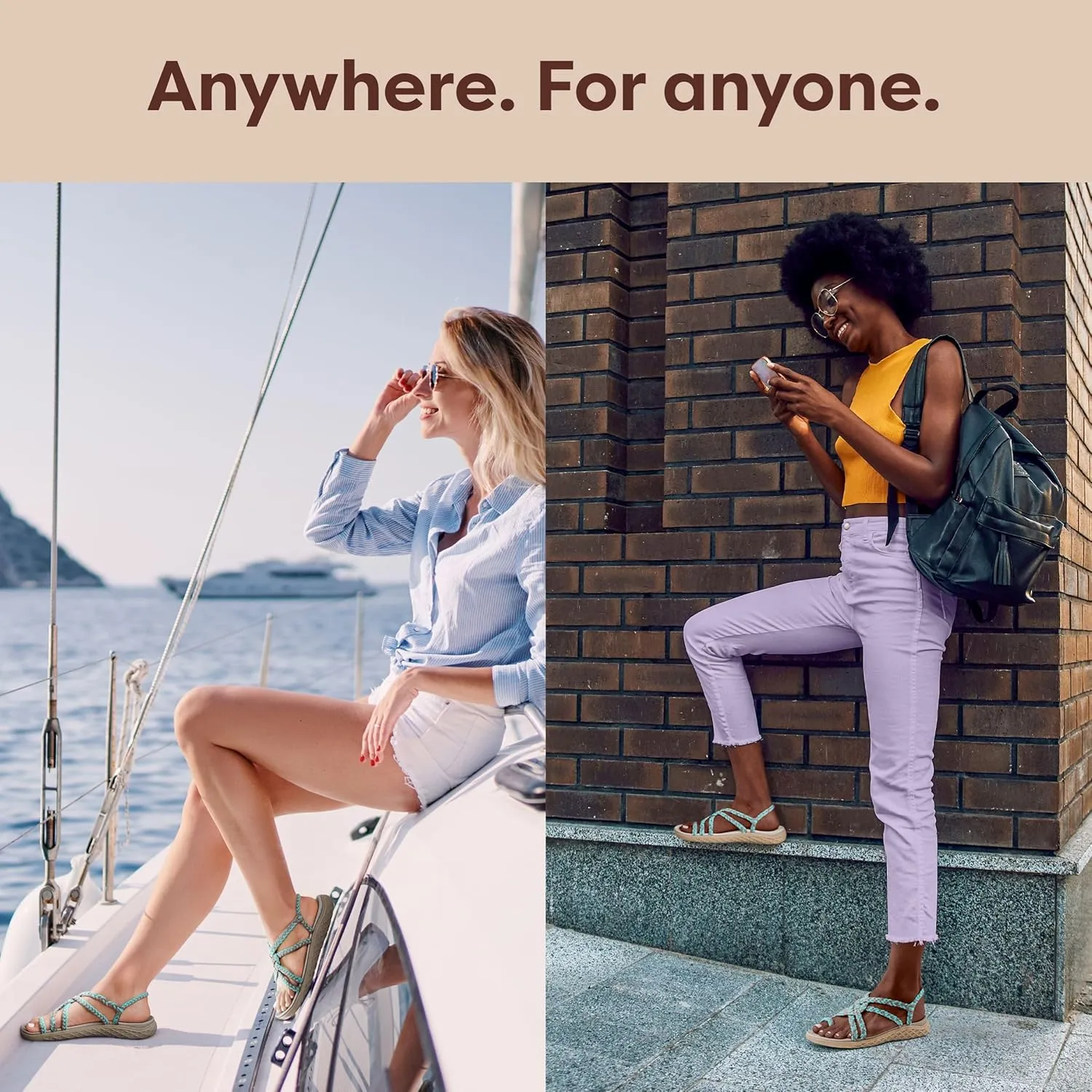 Plaka Explore Walking and Hiking Sandals for Women | Comfortable Summer Sandal with Arch Support | Waterproof Comfy Sandals for Travel, Beach or Poolside