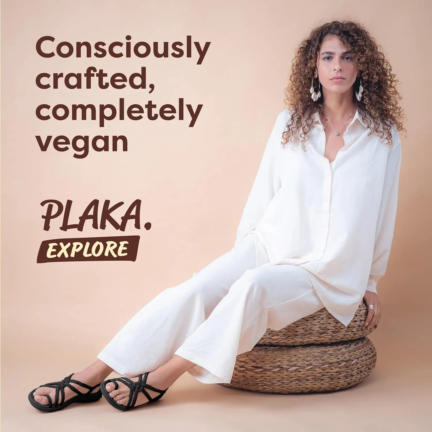 Plaka Explore Walking and Hiking Sandals for Women | Comfortable Summer Sandal with Arch Support | Waterproof Comfy Sandals for Travel, Beach or Poolside