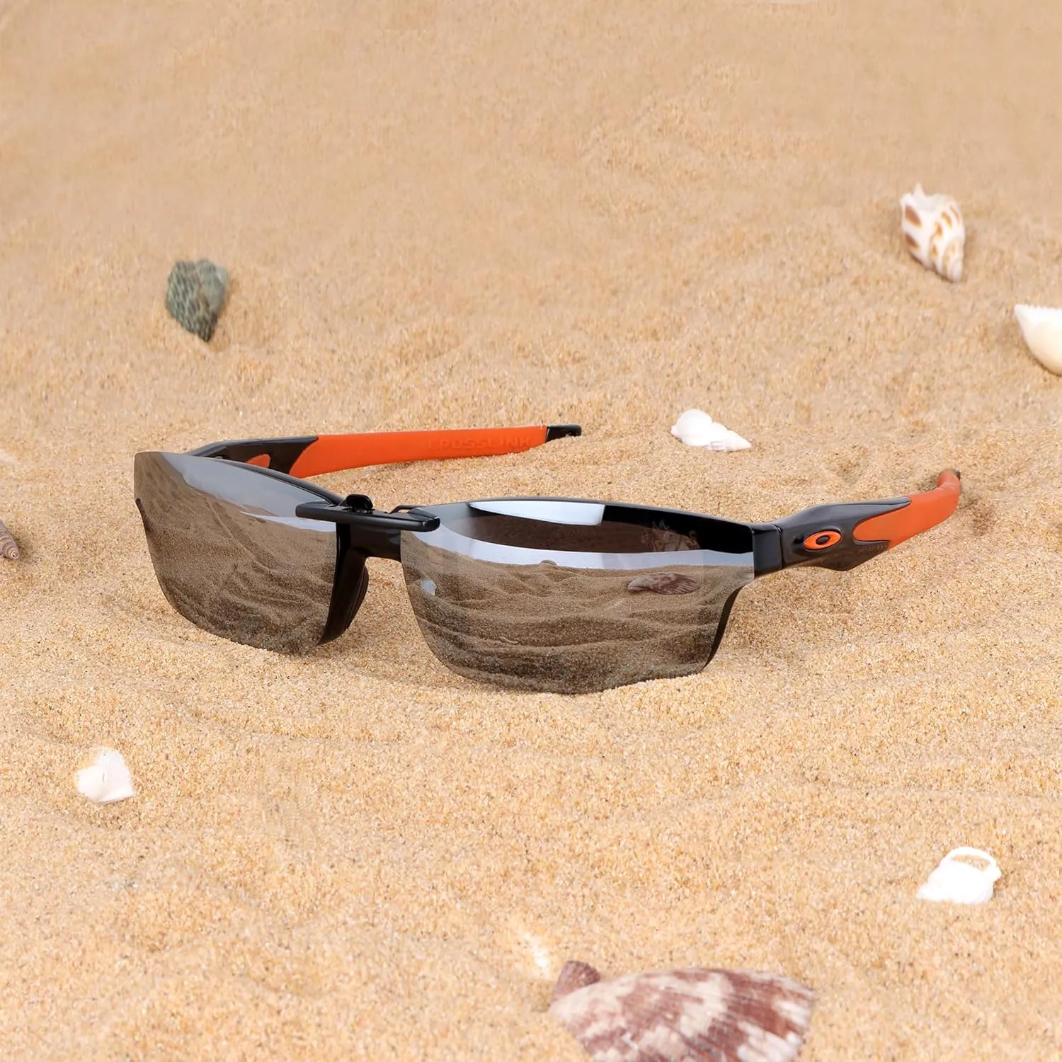 Polarized CLIP-ON Sunglasses for Oakley Crosslink OX8027 53x17