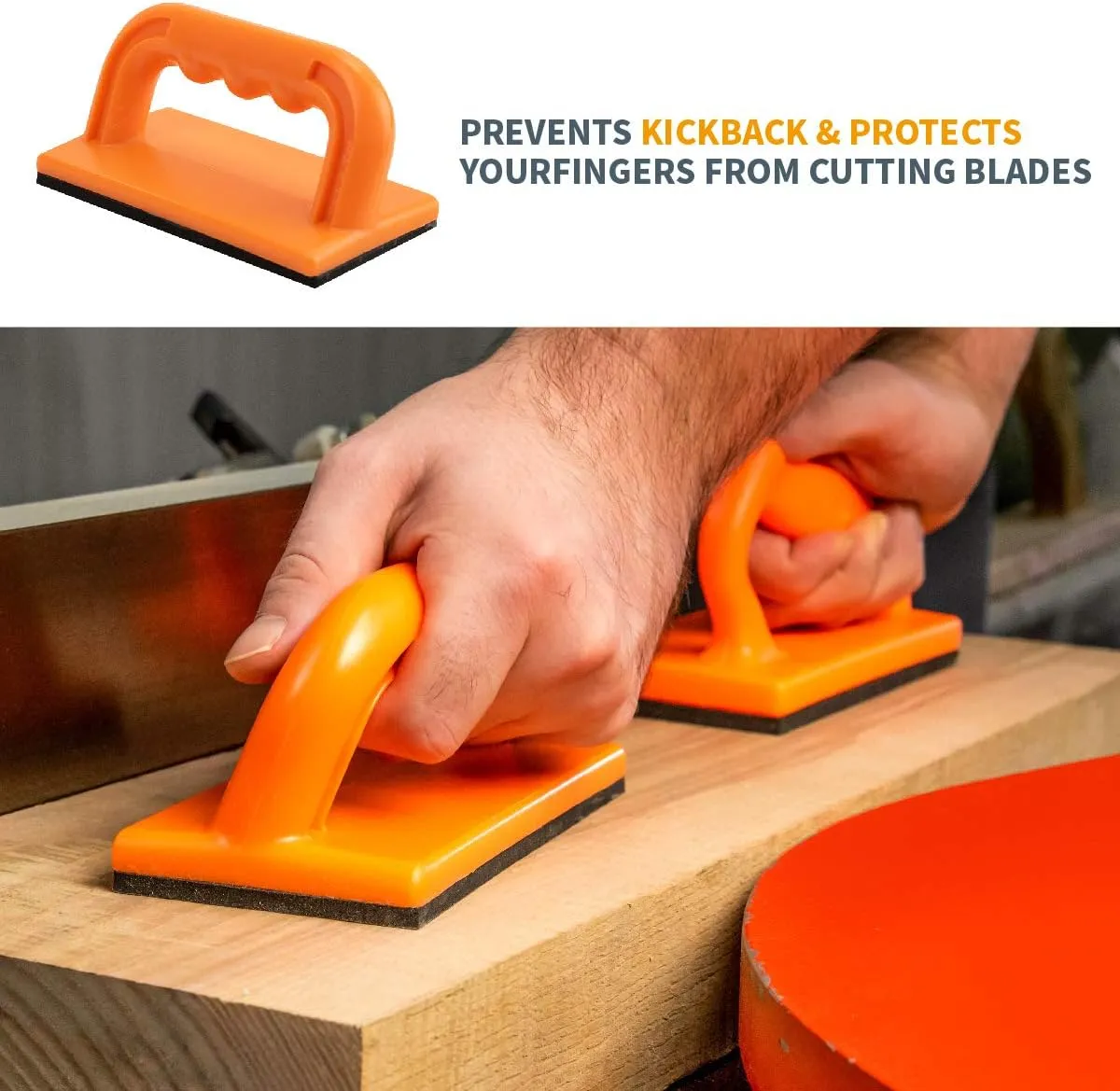 POWERTEC 71718 Safety Kit with Deluxe Featherboard for Use On Table Saws, Router Tables, Jointers and Band Saws