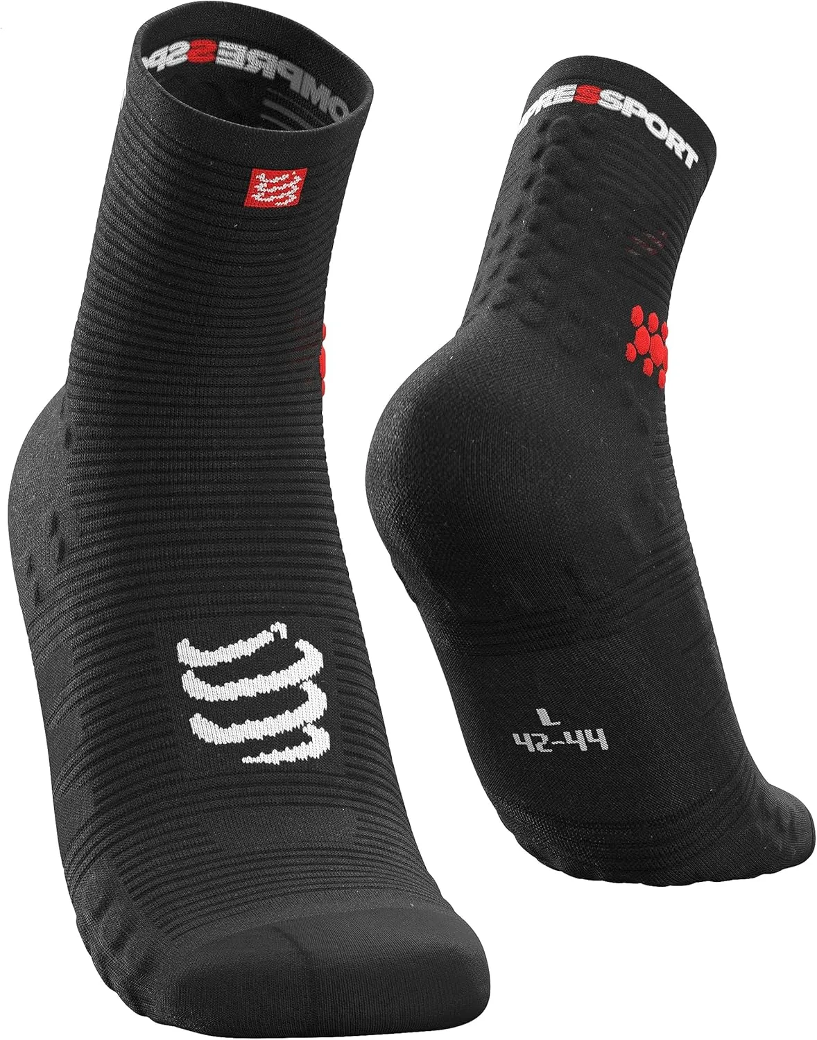 PRORACING SOCKS V3.0 (PRS V3) - RUN HIGH (Black, T2)