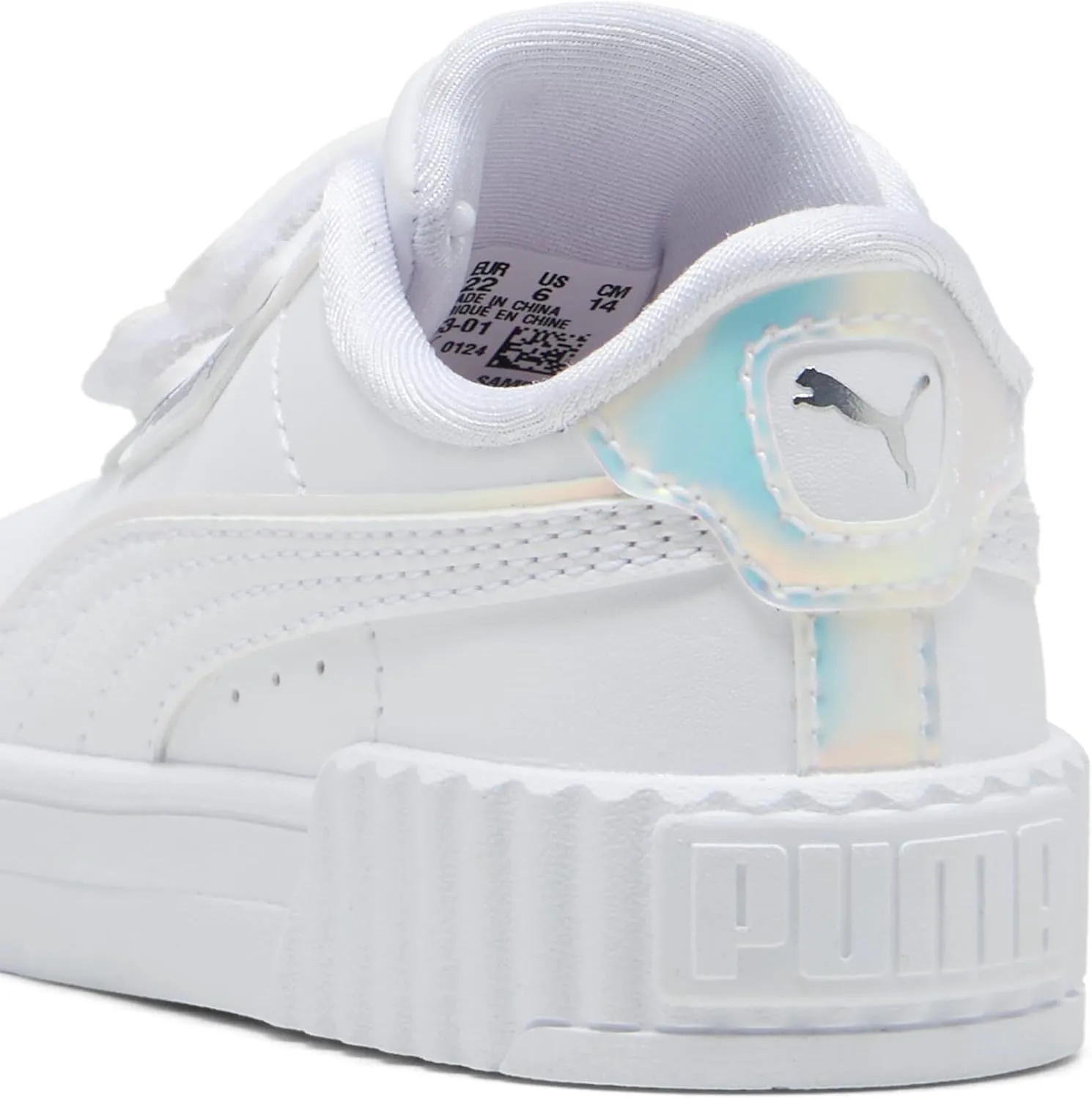 PUMA Unisex-Child Carina Hook and Loop Sneaker