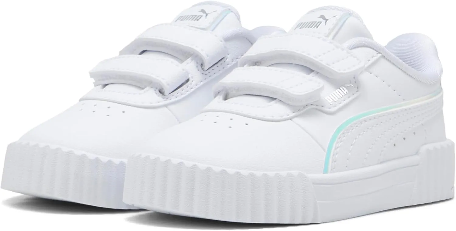 PUMA Unisex-Child Carina Hook and Loop Sneaker
