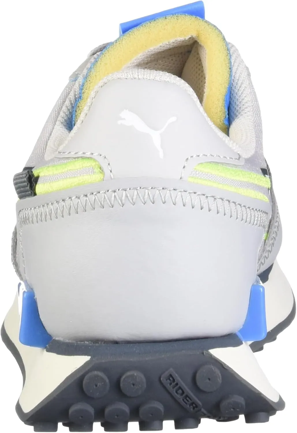 PUMA Unisex-Child Shoes unisexchild Future Rider Sneaker, Whitepuma Silverglowing Pink, 7 Big Kid US