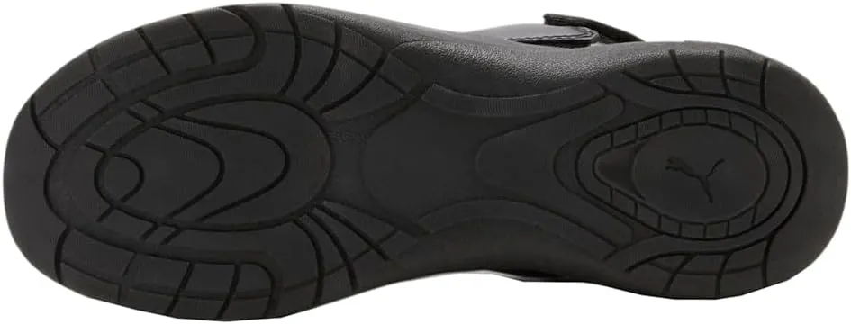 PUMA Womens Lily Sling Back Casual Sandals Casual Low Heel 1-2" - Black