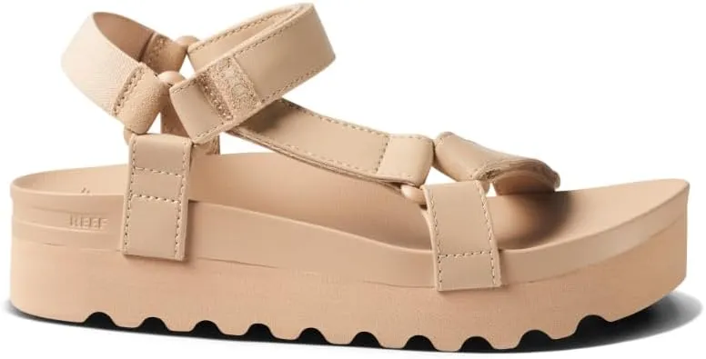 REEF Cushion Rem Hi Women's Platform Sandal, Adjustable Strap, Arch Support and Heel Cupping