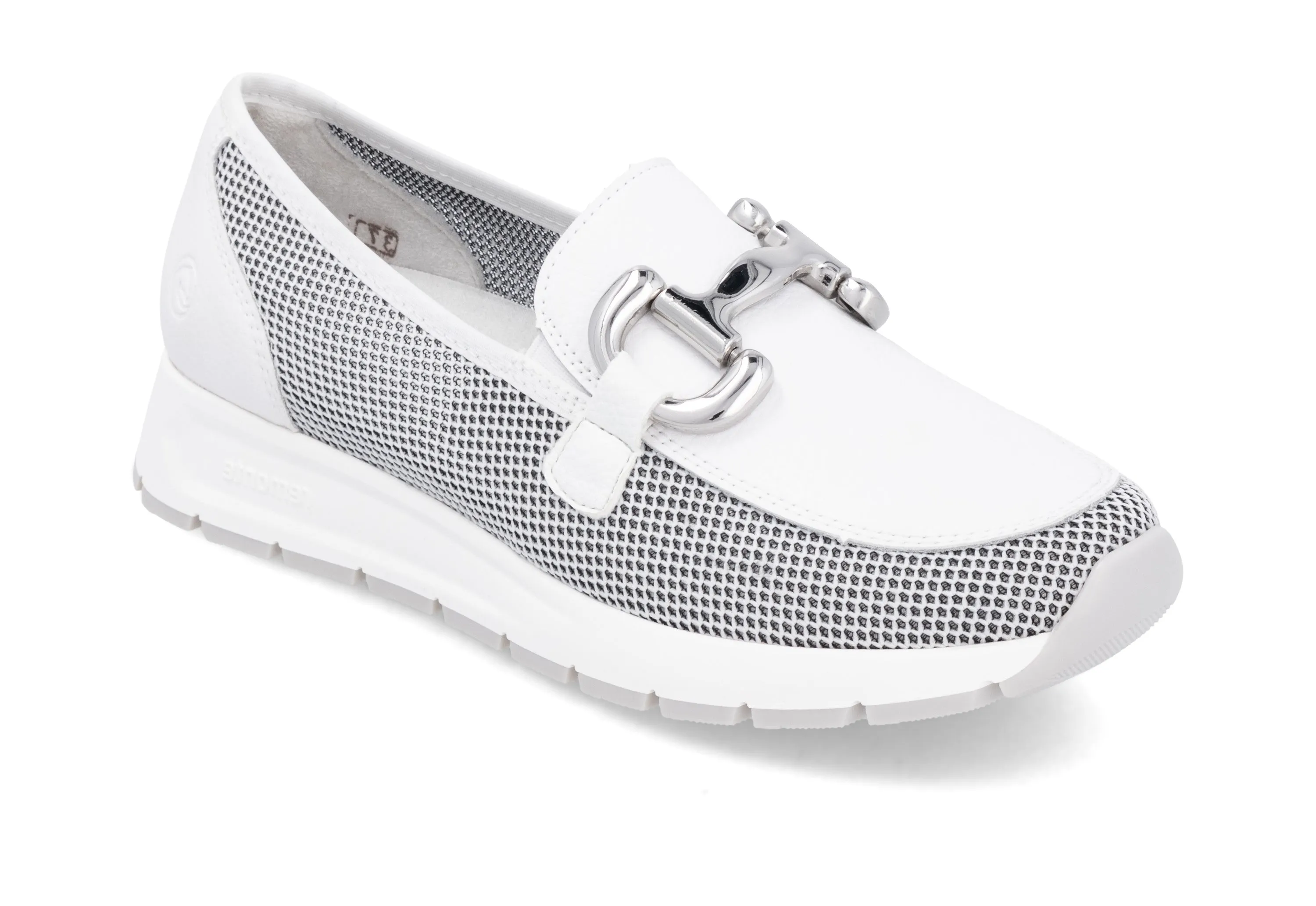 Remonte Ladies Slip On Wedge Loafer Shoe D2G02-80