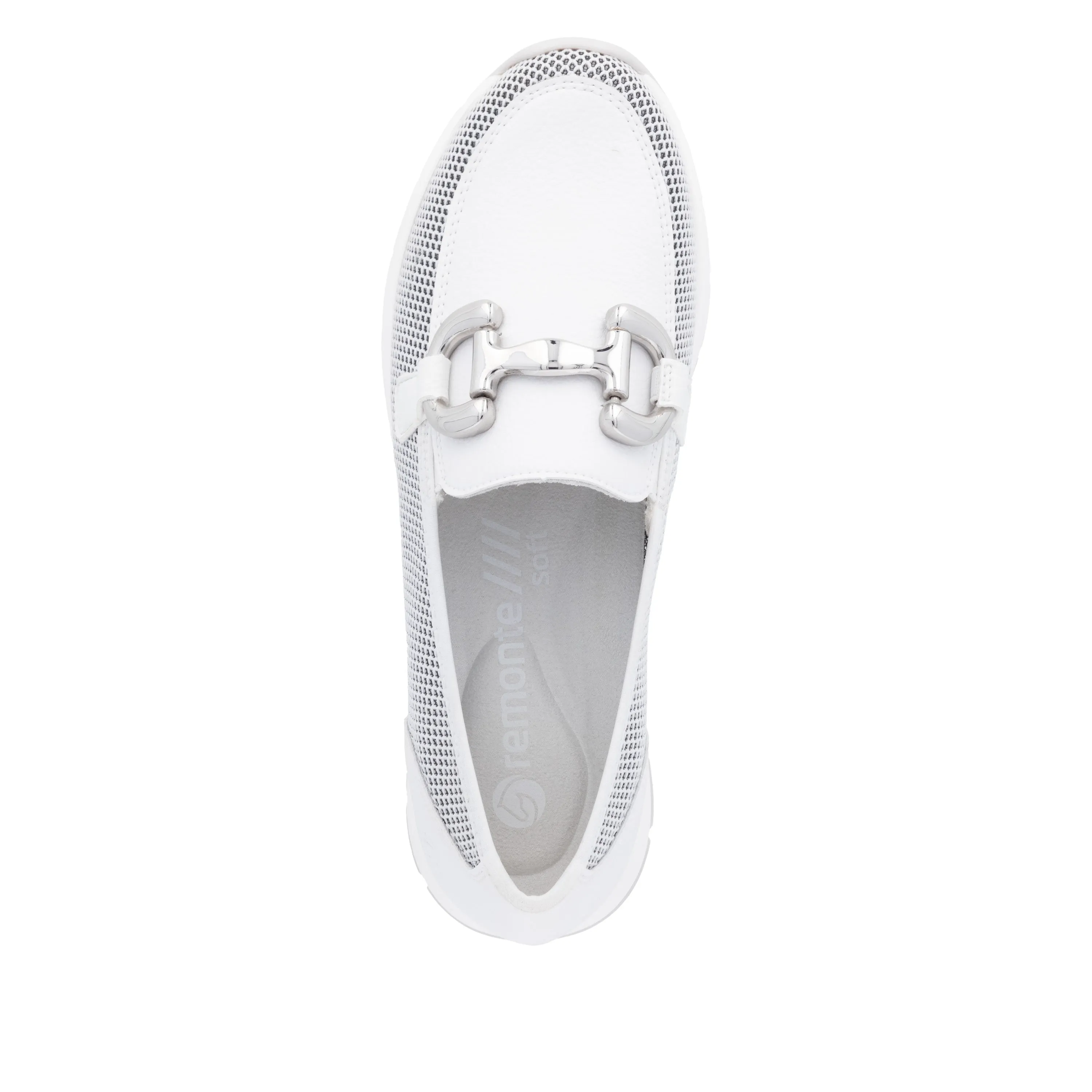 Remonte Ladies Slip On Wedge Loafer Shoe D2G02-80
