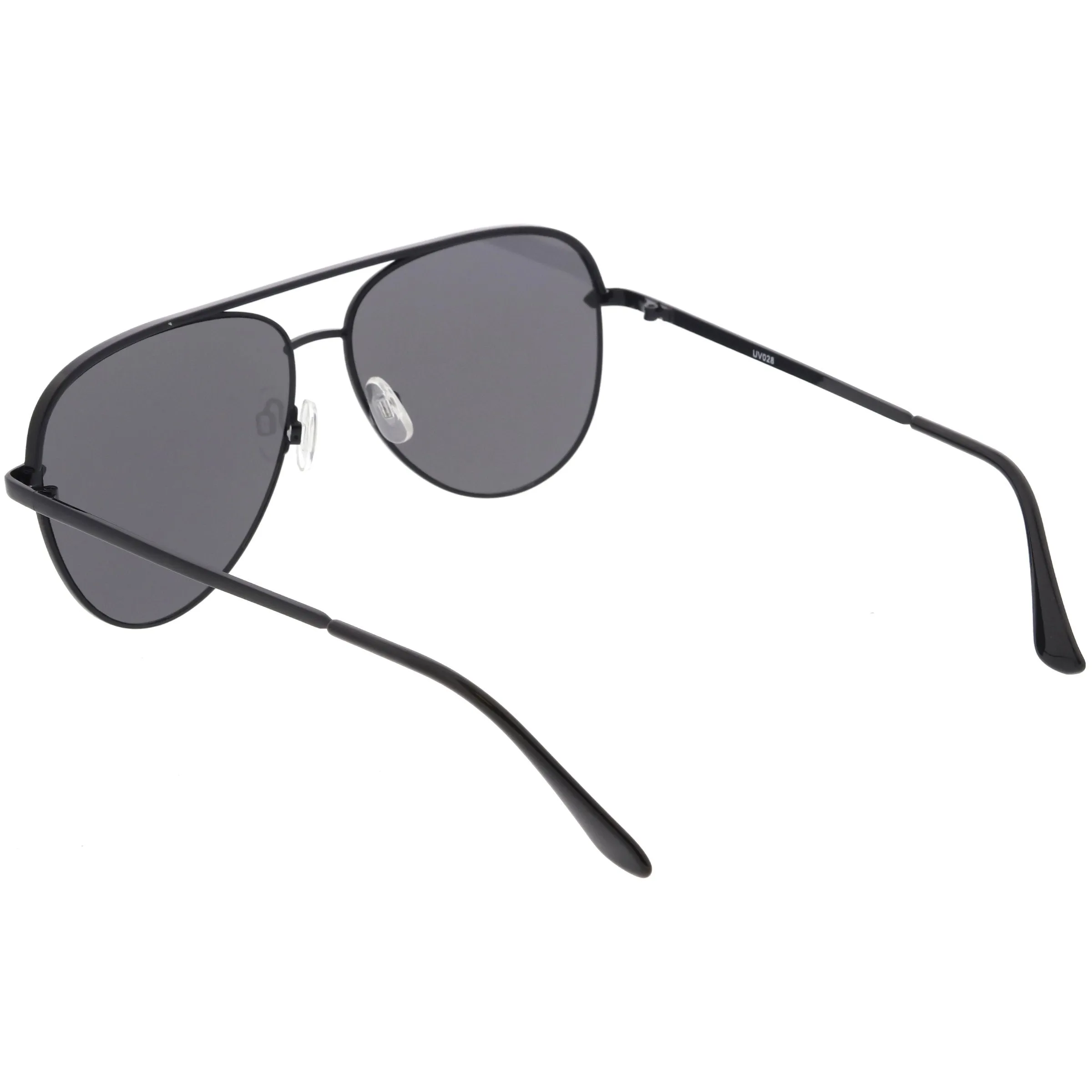 Retro Modern Oversize Flat Lens Aviator Sunglasses C791 54mm