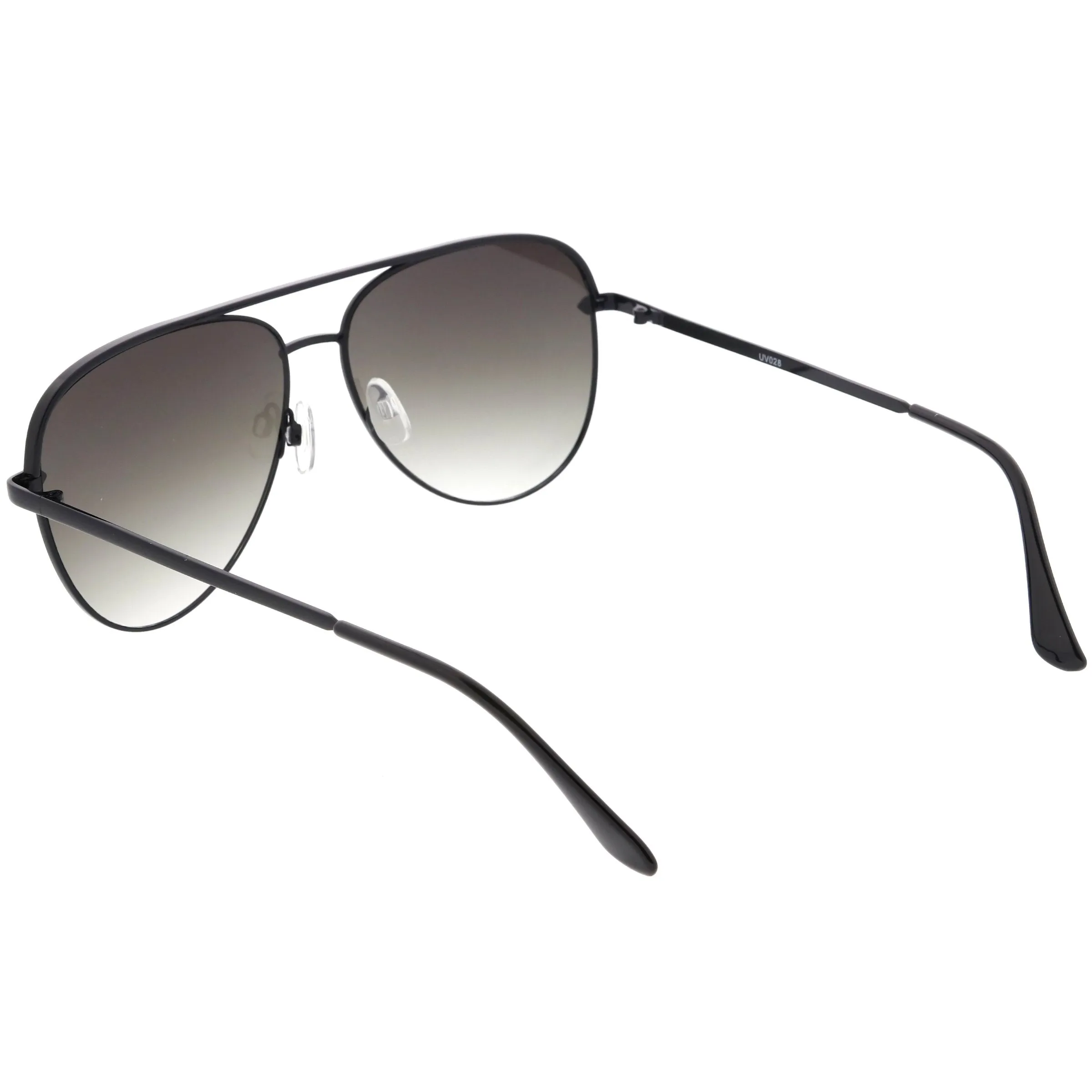 Retro Modern Oversize Flat Lens Aviator Sunglasses C791 54mm