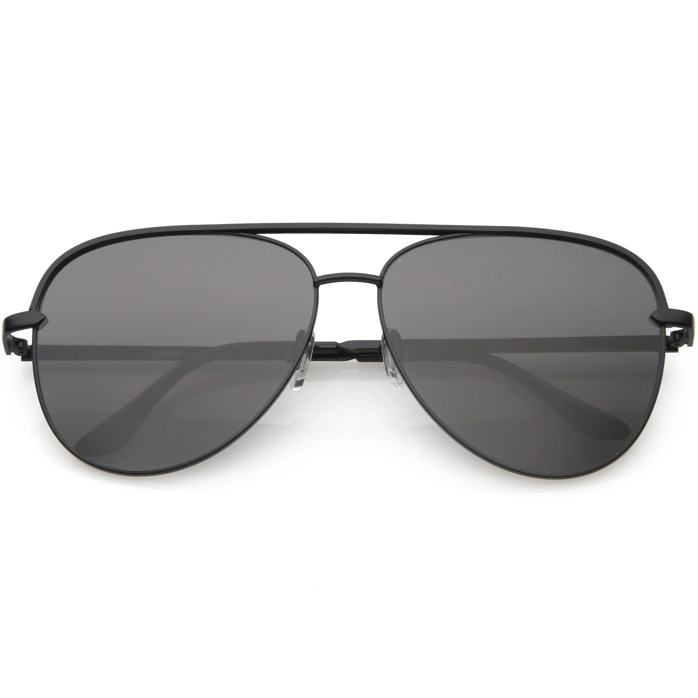 Retro Modern Oversize Flat Lens Aviator Sunglasses C791 54mm