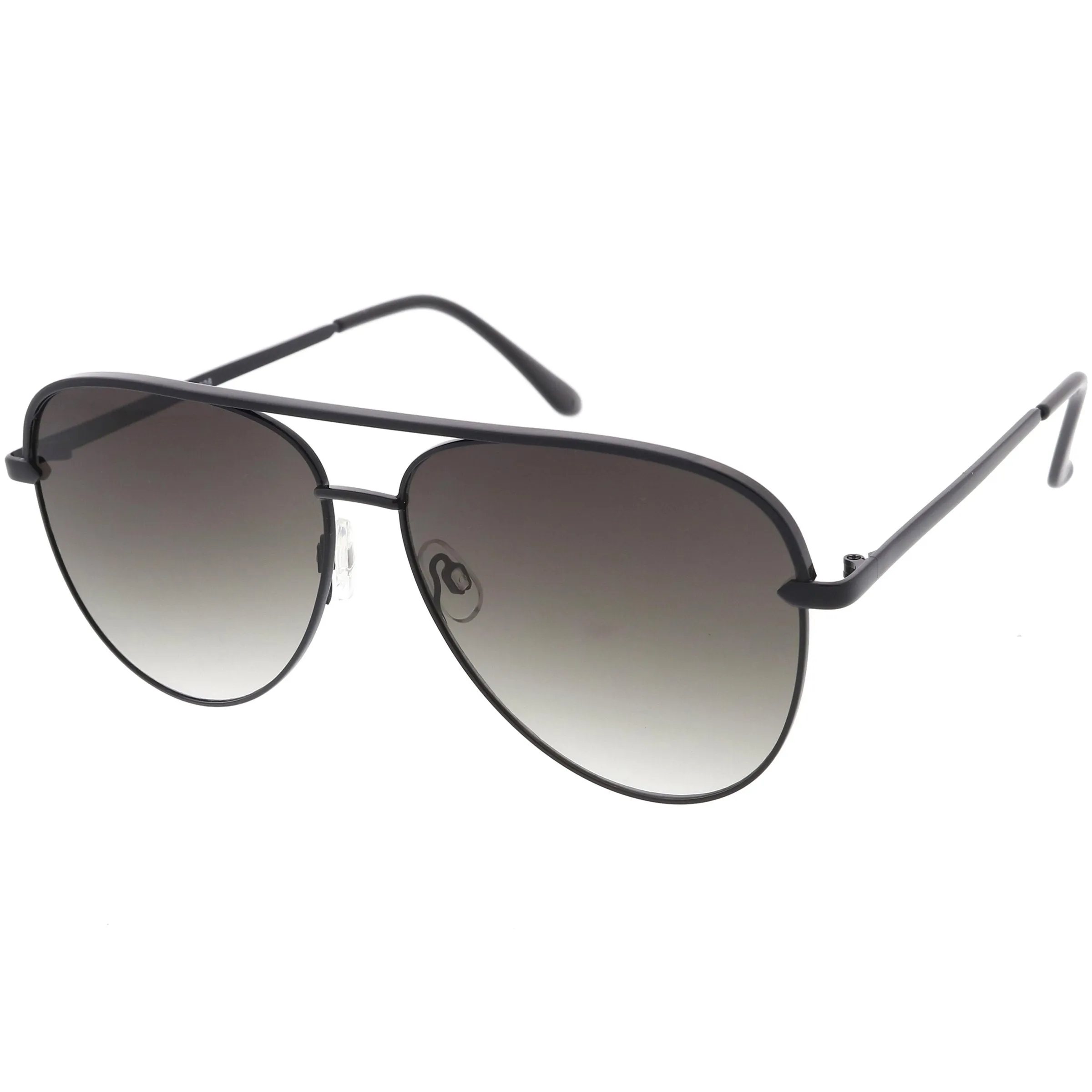 Retro Modern Oversize Flat Lens Aviator Sunglasses C791 54mm