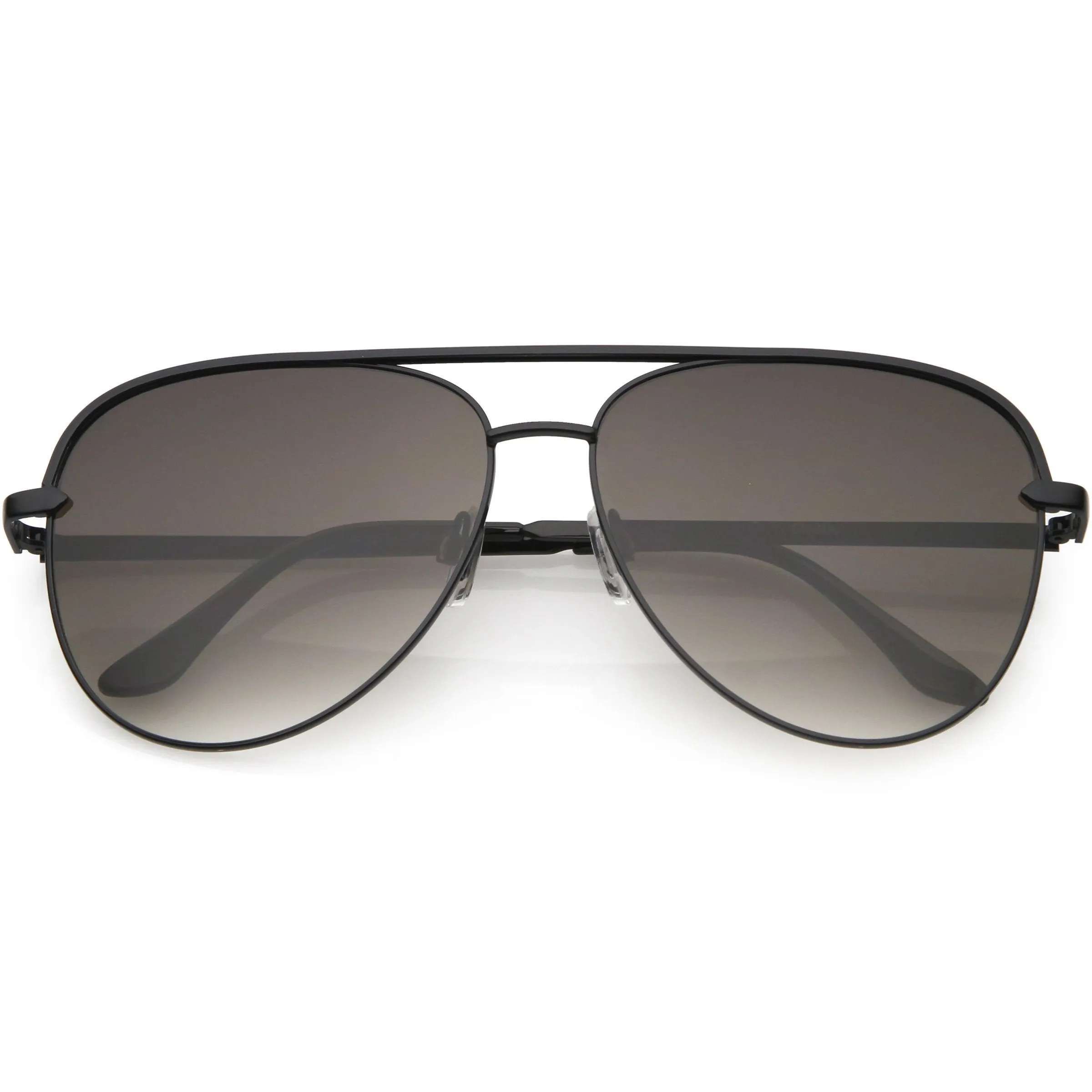 Retro Modern Oversize Flat Lens Aviator Sunglasses C791 54mm