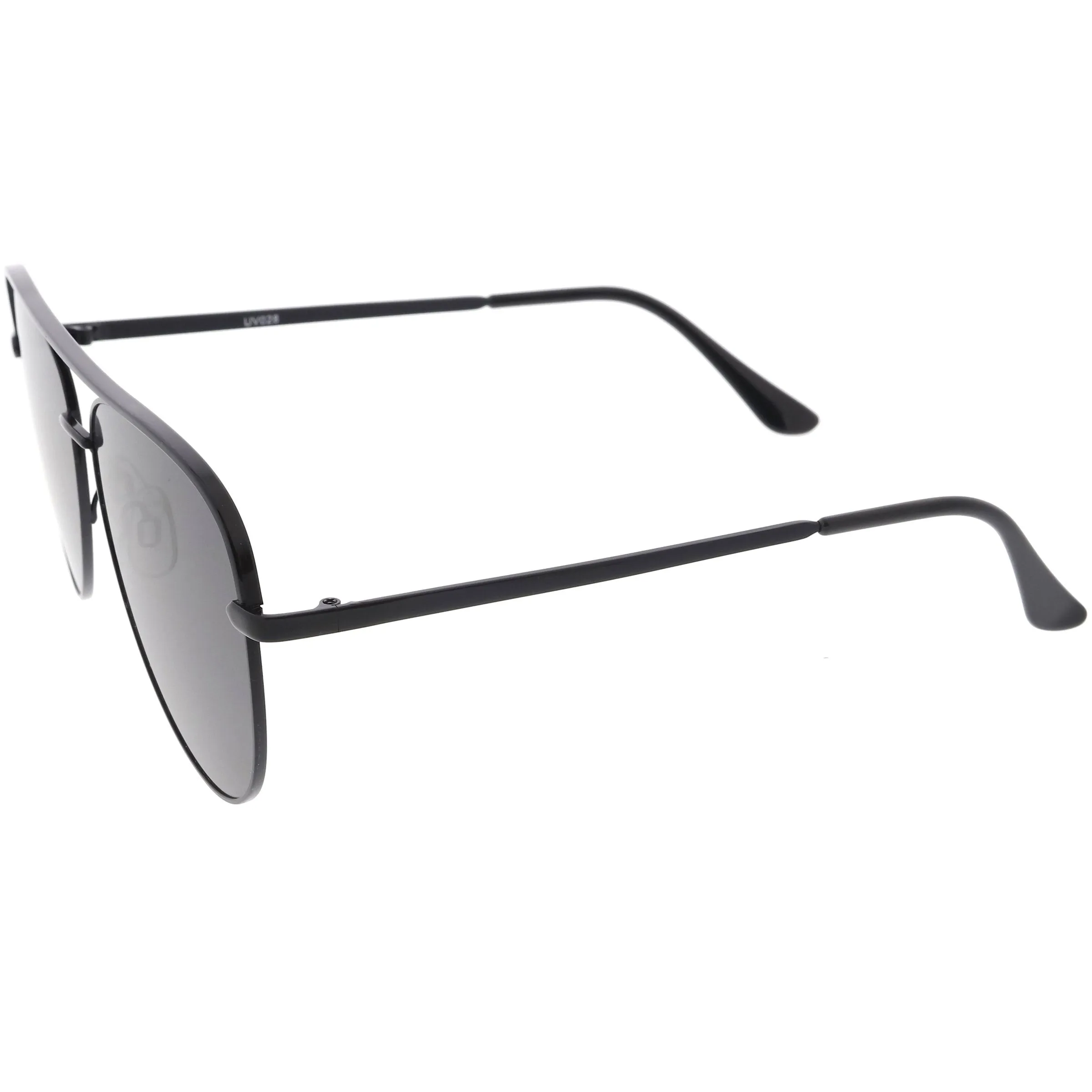 Retro Modern Oversize Flat Lens Aviator Sunglasses C791 54mm