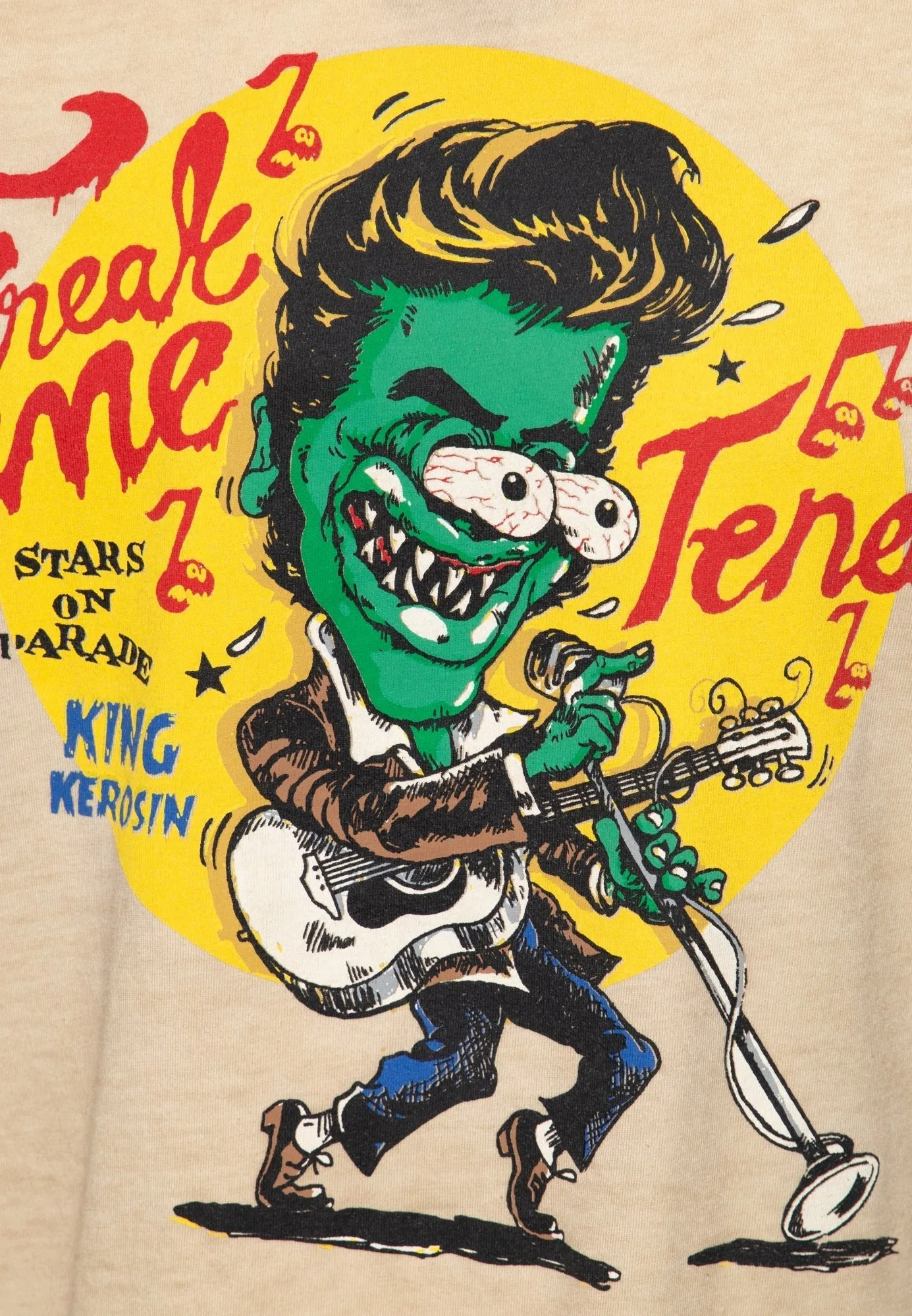 Roll-Up T-Shirt Oil Wash «Freak Me Tender»