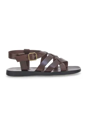 Sandali Flat Mio Tempo 4411 Marroni