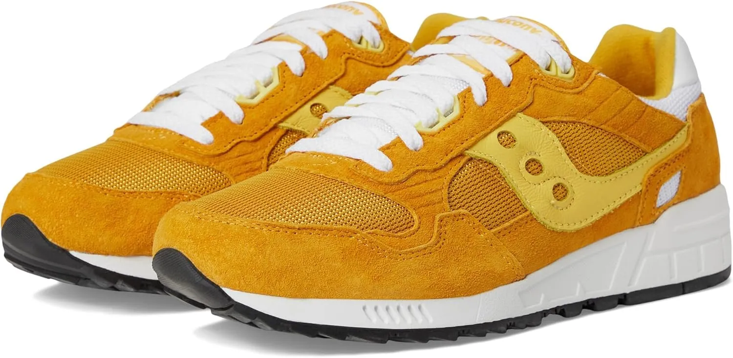 Saucony Unisex Shadow 5000 Sneaker, Mustard/White, 12 US Men