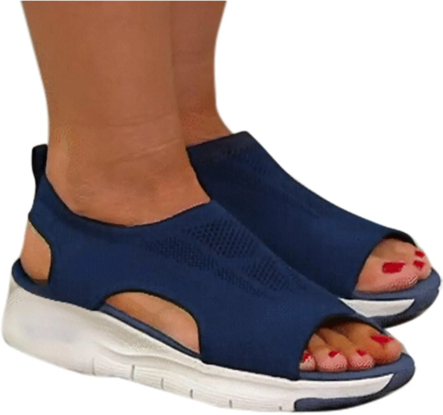 SBGMoSJ Orthopedic Flats for Women 2024 Summer Dress Sandals for Women Gold Sandals for Women Dressy Wide Width Women's Summer Sandals White Orthopedic Flip Flops with Back Strap Women Slides Sandals
