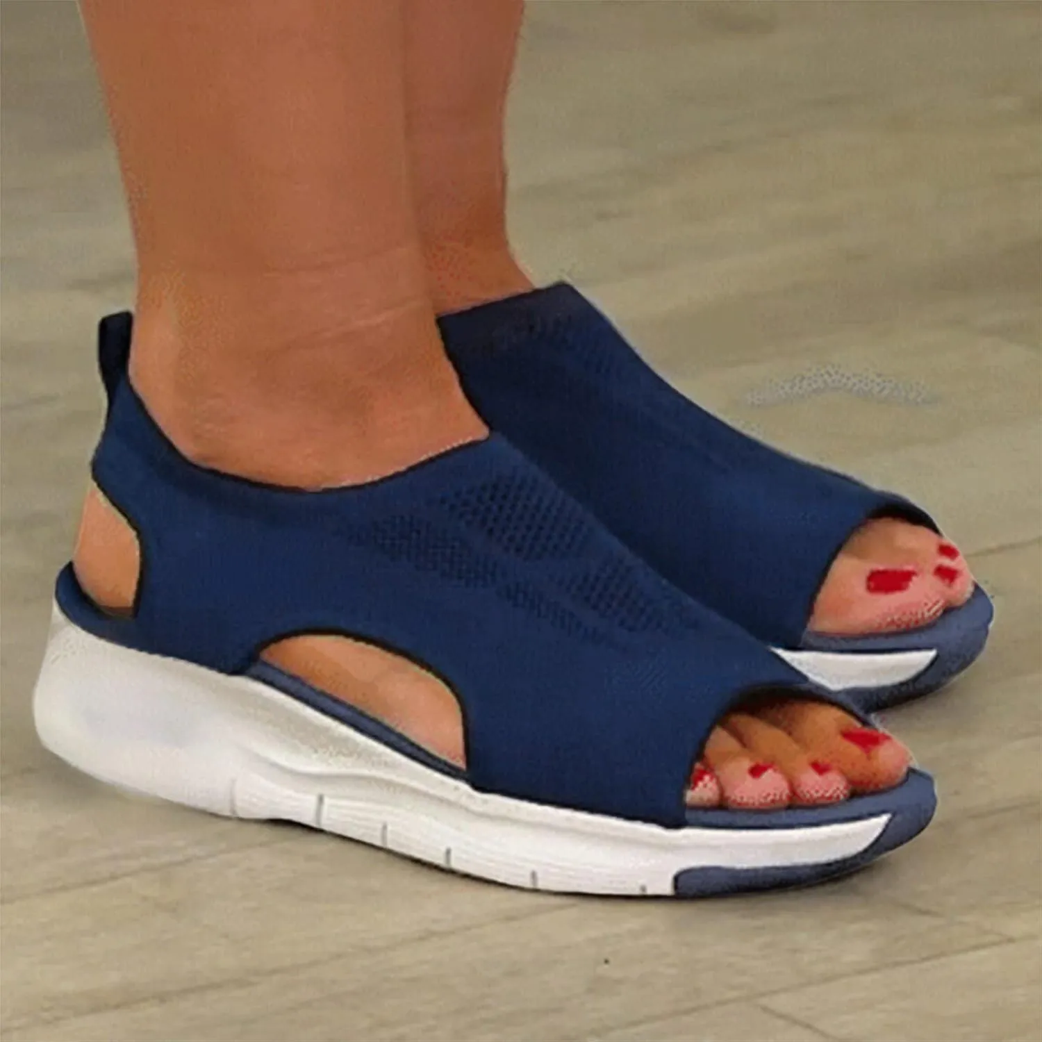 SBGMoSJ Orthopedic Flats for Women 2024 Summer Dress Sandals for Women Gold Sandals for Women Dressy Wide Width Women's Summer Sandals White Orthopedic Flip Flops with Back Strap Women Slides Sandals