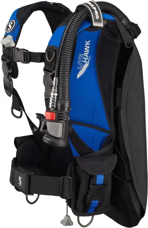 Scubapro Litehawk Buoyancy Compensator w/ Air2 V Gen, Black/Gray, XLarge/2XLarge